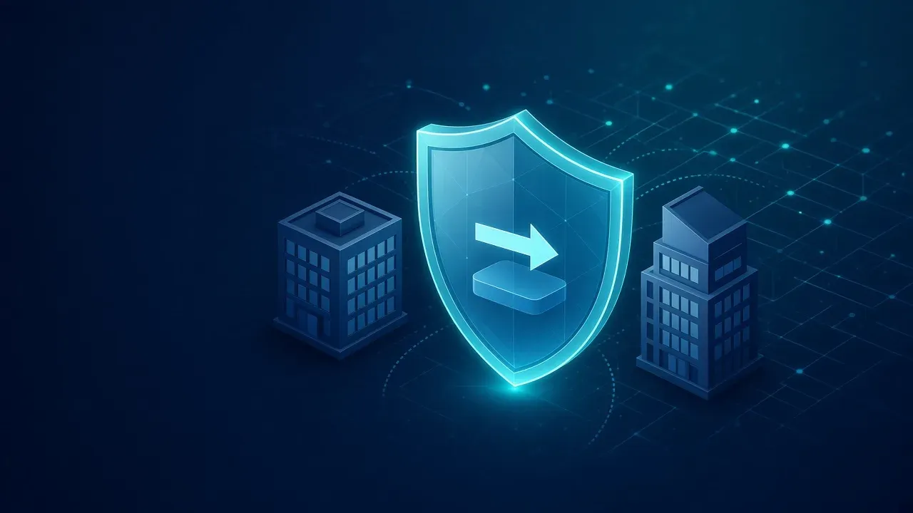 ASD cyber threat report 2025-26: shield protecting a business payment from AI-driven cyber attacks